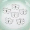 Exquisito Colgante Individual K Blanco Galvanizado Lazo Pulsera Charm Colgante de Collar DIY Venta Directa de Fábrica Transfronteriza Se Puede Mezclar por Lotes