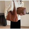 Bolso Cruzado Estilo Coreano Bolso de Gamuza Nuevo para Mujer Versátil Transfronterizo Bolso de Hombro Retro Gran Capacidad Bolso Tote para Viajar