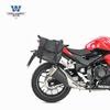 Coche muscle Wolf adecuado para Honda CBR400R bolsa lateral bolsa lateral se puede instalar casco medio casco casco integral con cerradura liberación rápida modificación