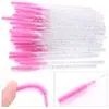 50 Unidades/Pacote Haste de Cristal Transfronteiriça Silicone Pincel para Cílios Descartável Pincel Cosmético Portátil Bolsa Opp Pincel para Sobrancelhas