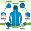 Ropa de Protección Solar para Pesca para Hombre Verano Transpirable Anti-UV Seda de Hielo Ropa de Pesca Pantalones de Camuflaje Conjunto de Ropa Anti-Mosquitos