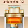 Salida de Desagüe para Fregadero de Cocina Conector de Tres Vías Tapón Sellador Anti-Olor para Lavabo de Verduras Tubería de Lavavajillas Purificador de Agua