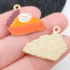 Mezcla 50 Colgantes de Pavo de Acción de Gracias, Calabaza y Hongo de Dibujos Animados Accesorios para Pulsera y Llavero DIY