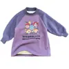 Nova Saia de Suor Grossa com Forro de Lã Roupas Infantis Meninas Crianças Pequenas e Médias Moda Infantil Casual Comprimento Médio Moda de Inverno Saia