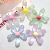 Accesorios de Joyería de Resina con Pequeñas Flores Frescas, Flores Lindas de Color Gelatina que Cambian de Color, Colgantes, Pinzas para el Cabello, Fundas para Teléfonos Móviles, Hecho a Mano para DIY