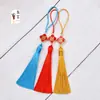 Adornos de Borlas Rojas con el Personaje "" Accesorios DIY para Cajas de Dulces de Boda, Sobres Rojos, Marcadores de Libros, Borlas para Ropa, Venta al por Mayor desde el Fabricante