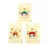 Sacos Plásticos com Zíper Cartoon Atacado para Produtos Assados, Sacos para Embalagem de Confeitaria Floco de Neve, Sacos Stand-Up para Biscoitos