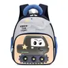 Mochila Escolar para Jardín de Infancia Estilo Coreano Excavadora, Mochila Linda de Dibujos Animados para Niños y Niñas, Bolsa de Estudiante Infantil Super Linda