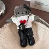 Bolsa Colgante Hello Kitty Piernas Largas Fragancia Ligera Muñeca de Peluche Dibujos Animados Lindo Llavero de Corazón Colgante de Regalo