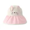 Chapéu de Proteção Solar Infantil com Aba Larga, Chapéu Viseira de Proteção UV de Verão para Meninas, Chapéu de Sol Fino para Meninos, Chapéu de Sol para Bebê