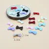 En Stock Cinta de Poliéster de 1.2 cm de Ancho con Pequeño Lazo Accesorios para Uñas Mini Decoración para Zapatos de Muñeca DIY Decoración para Ropa de Muñeca