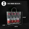 Fábrica de bolsos de mano transparentes de PVC suministro directo regalo regalo regalo regalo empaque para té de leche bolsa de mano de plástico impermeable