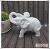 Elefante lindo tallado en piedra Imitación de elefante mármol blanco pareja de elefantes pequeños adornos pequeños para el hogar mostrador de tienda manualidades envío gratis nuevo