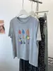 ¡Camiseta Juvenil de Manga Corta con Estampado de Frutas 3D Estilo Coreano para Mujer! Camiseta Casual de Verano Ligera, Corte Holgado, Adelgazante, Cuello Redondo