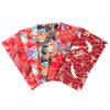 Conjunto de pano de retalhos de 5 cores dourado estilo japonês pano floral de algodão floral artesanal diy pano de algodão atacado pano de impressão de cabeça de pano