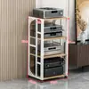 Rack Amplificador de Potencia Multicapa Hogar Espaciado Ajustable Móvil Soporte Amplificador de Tubos Gabinete HIFI Soporte Audio Altavoz