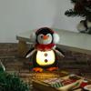 Decoraciones Navideñas Nuevas Transfronterizas Muñeco de Pingüino de Pie Adornos de Enano Muñeco Iluminado Telescópico Muñeco