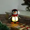 Decoraciones Navideñas Transfronterizas Pingüino Luminoso Colgante Colgante Pequeño con Luz Muñeca Muñeca Colgante de Árbol de Navidad Colgante