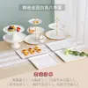 Soporte de Exhibición para Mesa de Postres de Boda Decoraciones Bandeja de Bocadillos para el Té de la Tarde Soporte para Pastel de Cumpleaños Set de Buffet Mesa de Exhibición para la Hora del Té