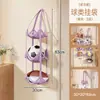 Bolsa colgante para guardar pelotas, estante de fútbol para niños en casa, entrada detrás de la puerta, estante de baloncesto para montar en la pared sin taladro