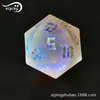 Direto da Fábrica 7 Conjunto Mágico Explosão Fosca Jogo Dungeons & Dragons DND RPG Dados Poliedros de Cristal