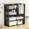 Estante de Almacenamiento de Escritorio Pequeño Simple Estante de Almacenamiento para Escritorio Pequeño Estantería Pequeña para Escritorio Estantería para Libros para el Hogar Nuevo Estilo Popular 2025