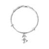 Pulseira Shake Voice Live Cobre Branco Prateado Sonho Prata Enrolamento de Seda Sino Push-Pull Feminina Estilo Mori Fresca Sólida