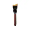 Brocha para Base de Maquillaje Líquida con Forma de Cola de Pez, Aplicador Ultra Fino Sin Costuras de Nogal, Brocha de Maquillaje para Base No Absorbente, Brocha para Mascarilla, Brocha de Maquillaje Cangzhou