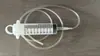 Alimentador de grande capacidade mais tamanho desentupidor intensificador de fluxo seringa plástica grande com adaptador