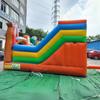 Castillo Inflable Grande Travieso, Combinación de Laberinto y Tobogán, PVC Suave Acolchado Anticolisión, Instalación Incluida para Pedidos Superiores a 20 Piezas