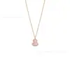 Collar de calabaza Kirin de alta gama, pequeño colgante de calabaza, ágata roja y nácar blanco, disponible para dropshipping y suministro para transmisiones en vivo