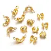 Broche de Frijol de Acero Inoxidable en Stock, Broche para Cuentas, Broche para Joyería DIY, Broche de Frijol Dorado, Especificaciones Completas