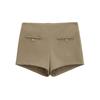 Shorts que Realzan las Caderas y Levantan los Glúteos con Almohadillas Integradas en la Cadera y Cadena, Shorts Casuales que Alargan las Piernas, Shorts de Tres Puntos Adelgazantes Naturales