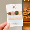 Pinza BB de Temperamento Versátil Estilo Coreano Exquisita Pinza para Cabello Suelto Pinza Recta Sensación de Alta Gama 2026 Nueva Pinza de Pato Pinza para el Cabello para Mujeres