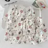Fabricante Original - Pijama de Verano para Niñas, Algodón como Nubes, Estilo Coreano, Dulce y Lindo, Conjunto de Influencer de Moda Estilo Ins