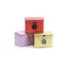 Popular Caja de Hojalata con Cerradura, Hucha con Contraseña para Almacenamiento de Escritorio, Caja de Hojalata de Juguete Pequeño de Moda, Personalización
