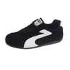 Zapatillas de Entrenamiento Alemanas Amarillas Estilo Racing para Mujer, Novedad Primavera 2026 Versátiles Populares Suela Blanda Retro Ligeras