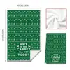Toallas de cocina para el hogar, paños de cocina, manteles, paños de té decorativos con temática navideña, impresión digital transfronteriza