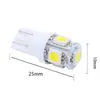 Lâmpada de carro t10 5050 5smd show ampla luz de trabalho LED de guidão de motocicleta t10 5smd luz