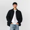 Jaqueta Detroit Vinho Tinto Vintage Masculina Estilo Americano Moda de Rua Marca Plankton Bonita Jaqueta Harrington Lapela Cleanfit