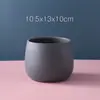 Vaso de cerâmica florido banhado a ouro padrão mármore personalidade simples criativo nórdico plantas verdes colorido redondo hidropônico suculentas