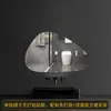 Espejo Iluminado Minimalista de Lujo Creativo Inteligente Espejo de Baño de Forma Irregular Espejo de Baño con Forma de Gota de Agua Espejo de Arte