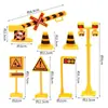 Influencer Vehículo de Ingeniería Grúa Grande Bulldozer Excavadora Grúa Amarilla Decoración Adorno para Pastel de Cumpleaños de Niños Niños