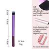 Conjunto de 8 Pincéis de Maquiagem com Tubo Longo de Alumínio, Cabo Colorido, Pincel para Sombra, Cerdas Macias, Ferramenta de Beleza, Base e Líquido, Conjunto Portátil