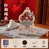 Ímã de geladeira leque de brocado materiais DIY mini pintura decorativa magnética atividades pais e filhos brocado Song equipe cultural e criativa