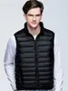 Nuevo Chaleco de Algodón sin Mangas para Hombre Transfronterizo, Estilo Coreano, Moda Juvenil, Chaleco Simple con Cuello Alto, Chaqueta de Algodón