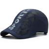 Verano nueva gorra de visera con letra para hombre, secado rápido, transpirable, secado rápido, para mujer, verano, exterior, protección solar, visera, boina