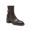 33--43 Botas Talla Grande Tacón Grueso Botas de Mujer Retro Delgadas Hebilla de Cinturón Botines de Tacón Alto Zapatos de Mujer Transfronterizos de Exportación