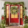 Guirnalda de Navidad de Fábrica Decoración de ratán navideño Decoración colgante interior europea y americana de venta caliente en Amazon Colgante de puerta pared corona lote
