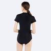 Momasong Roupa de Banho Feminina Conservadora Peça Única Manga Curta Nova Slim Fit Cobertura da Barriga Efeito Emagrecedor Roupa de Banho Profissional para Treinamento